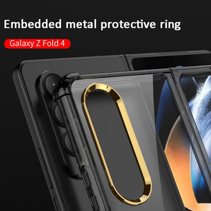 Galaxy Z Fold4 Crystal Magsafe Metal Ring Case