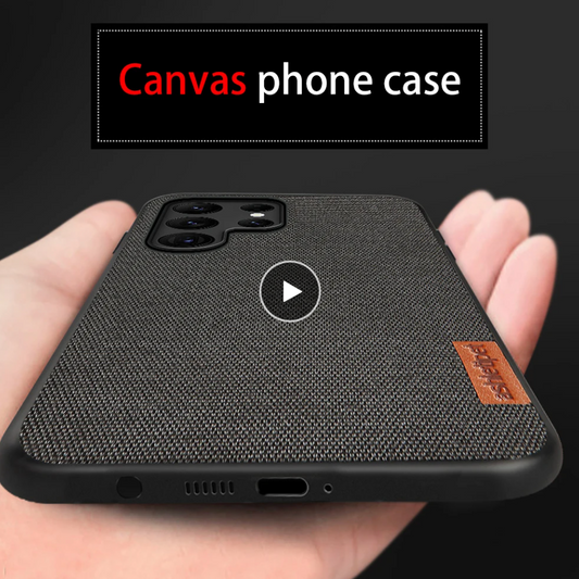 Zenith Premium Canvas Cloth Case for Samsung