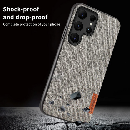Zenith Premium Canvas Cloth Case for Samsung