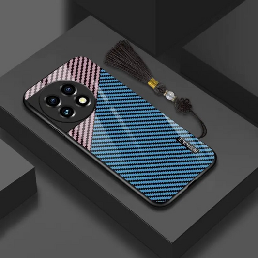 Luxury Carbon Fiber Glass Case for OnePlus