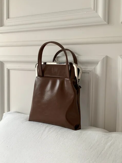 Classic Chinese Style Crossbody Leather Bag