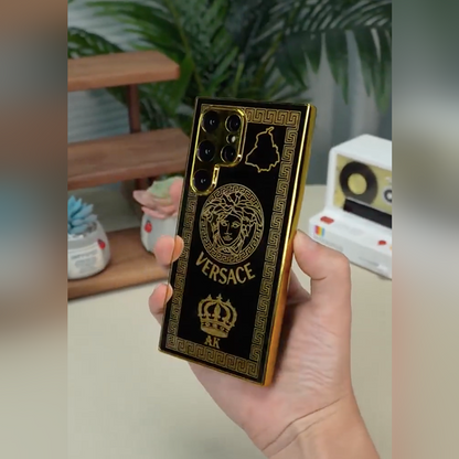 Gold Prestige Electroplated Frame Case - Samsung