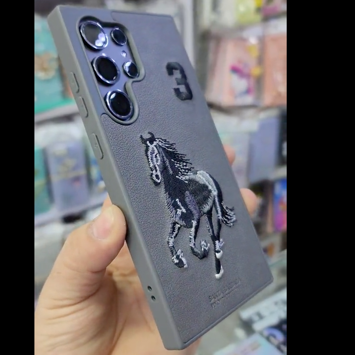 Embroidered Horse Elegance Case - Samsung