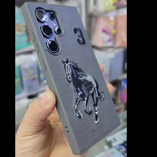 Embroidered Horse Elegance Case - Samsung