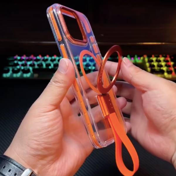 Striking Clear View Lanyard Bracket Case - iPhone