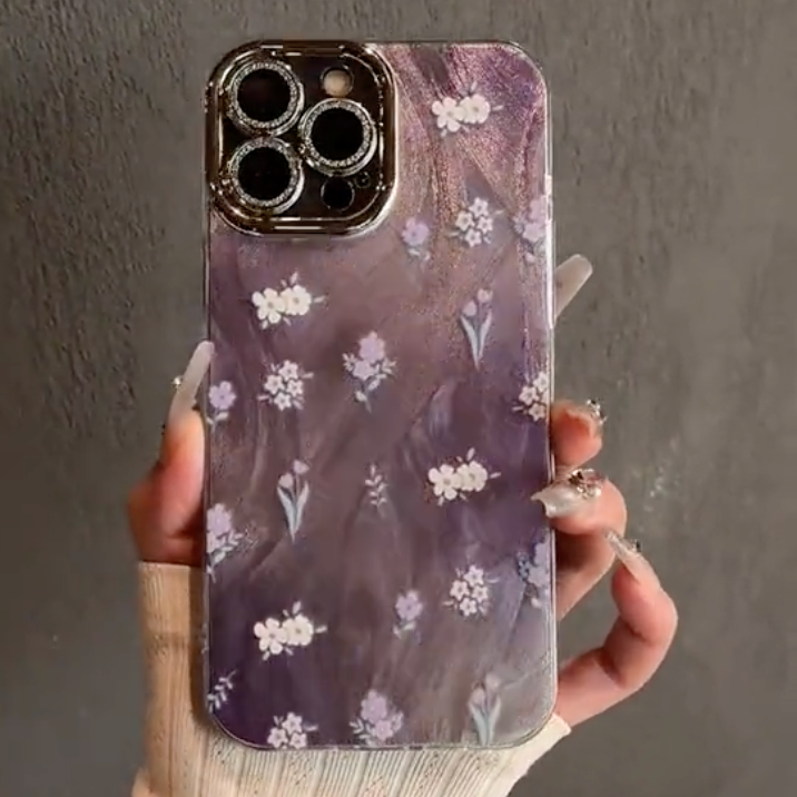 Elegant Floral Glow Phone Case
