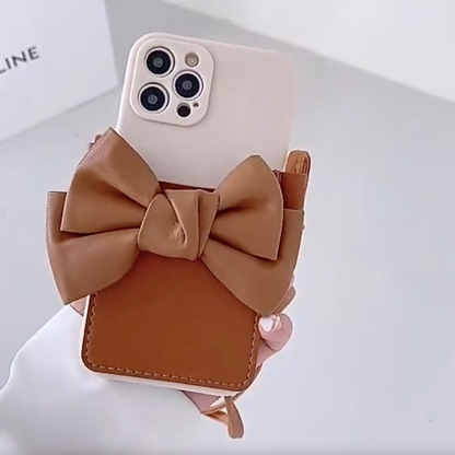 Elegant Bow Accent Sling Bag