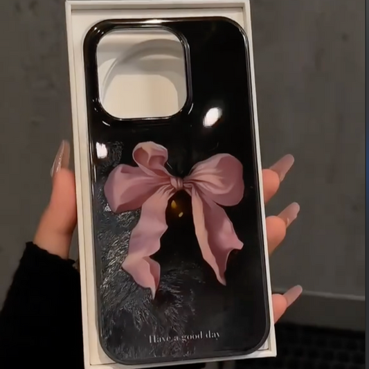 Chic Bow Ribbon Accent Case