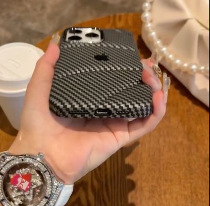 Modern Matte Claw Carbon Fiber Case - iPhone