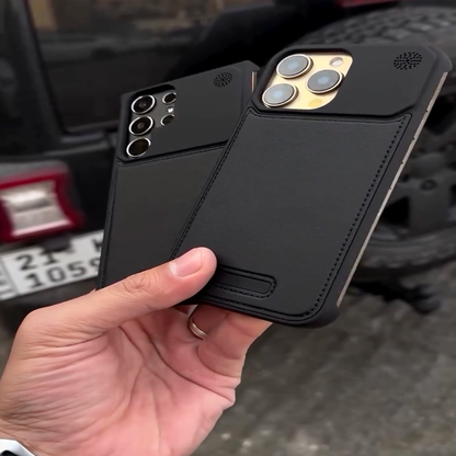 Lux Shield Dual Protection Leather Case - Samsung