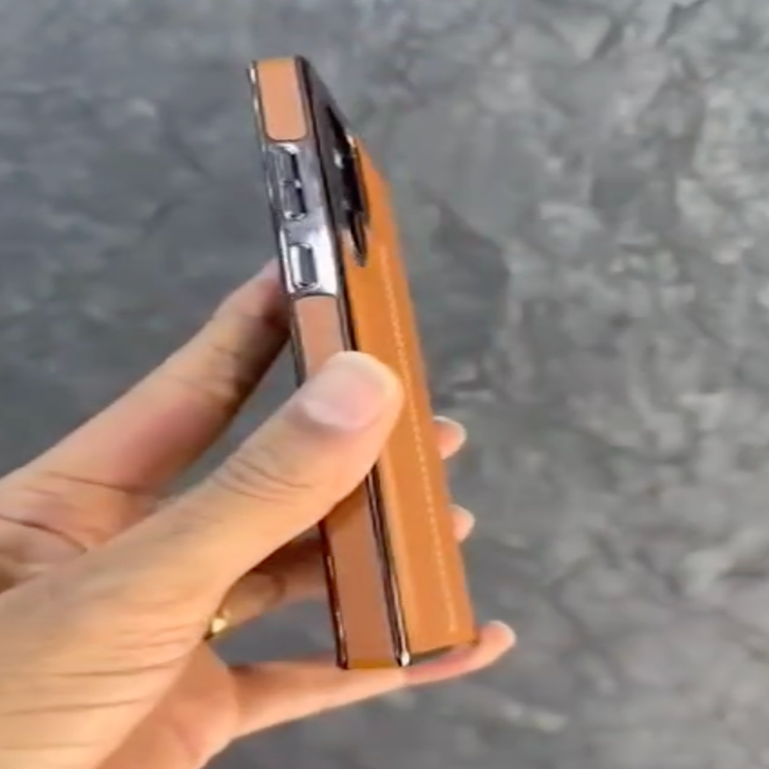 Tan Luxe Leather Case - Samsung