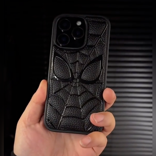 Venom Web Crawler Vision Leather Case - iPhone