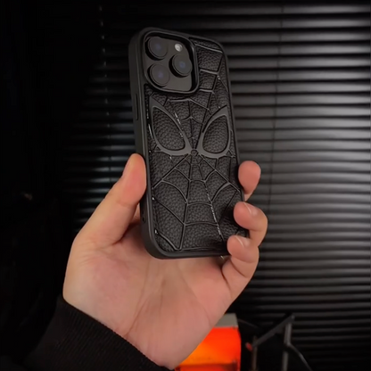Venom Web Crawler Vision Leather Case - iPhone