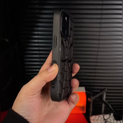 Venom Web Crawler Vision Leather Case - iPhone