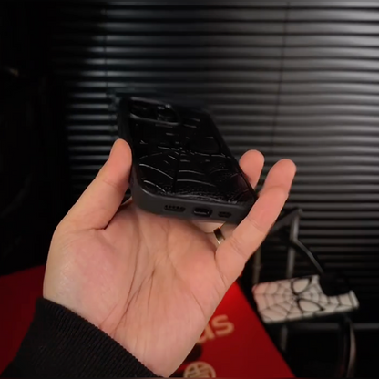 Venom Web Crawler Vision Leather Case - iPhone