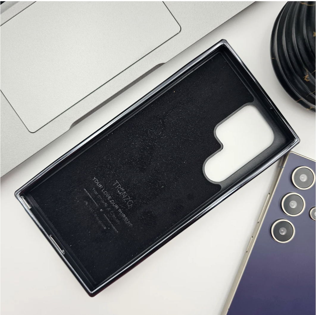 Galaxy S24 Ultra Luxe Leather Stripe Case