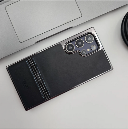 Galaxy S24 Ultra Luxe Leather Stripe Case