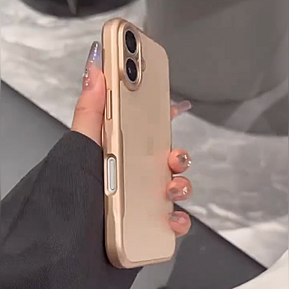 Gleaming Frame Bezel Decor Shield Case - iPhone