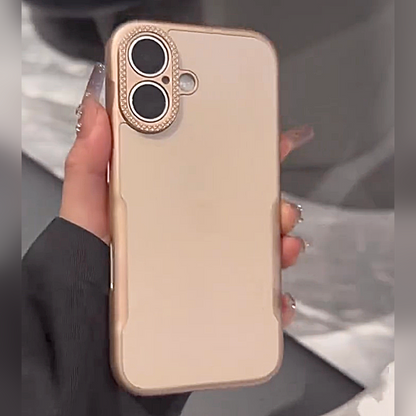 Gleaming Frame Bezel Decor Shield Case - iPhone