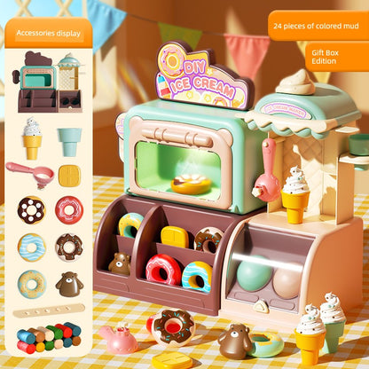 2307TA Kids Ice Cream Toy Car Princess 6 Years Old Ice Cream Machine