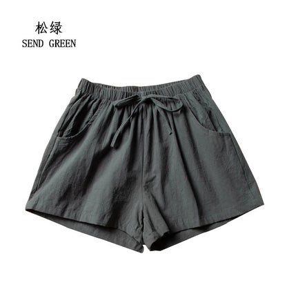 Women Gym Workout Shorts Cotton