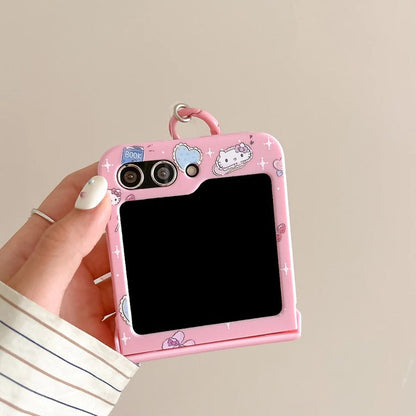 Cute Candy Hello Kitty Kuromi with Lanyard Phone Case