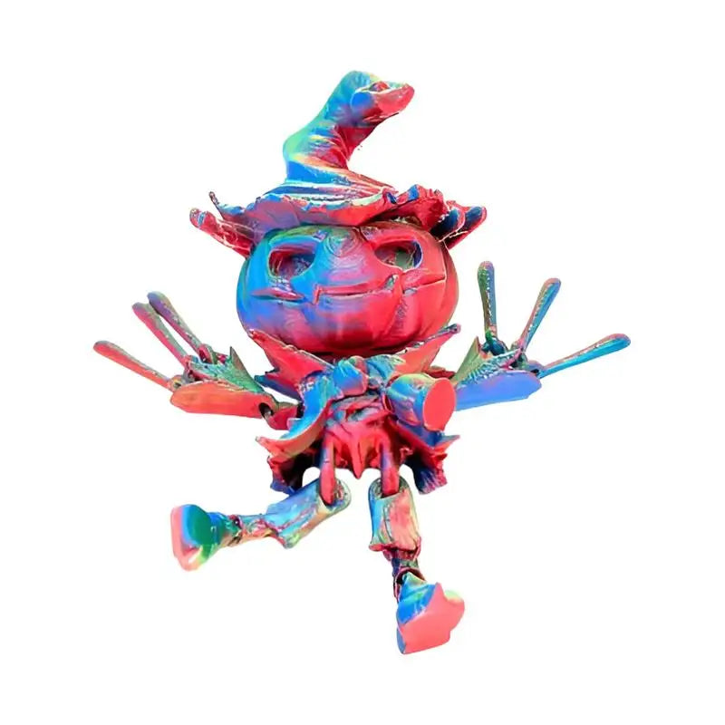 0709BA Halloween Pumpkin Jack Decoration Creative Tabletop Ornament Art Craft Halloween Decoration For Car Dashboard Bedroom Home Desk