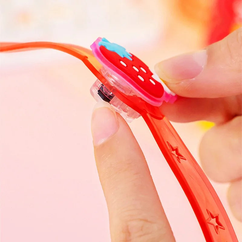 2407TA 6PC Kids Birthday Party Supplies LED Cartoon Light Up Watch Toys Boys Girls Wedding Guest Souvenirs Christmas Party Gifts Pinata