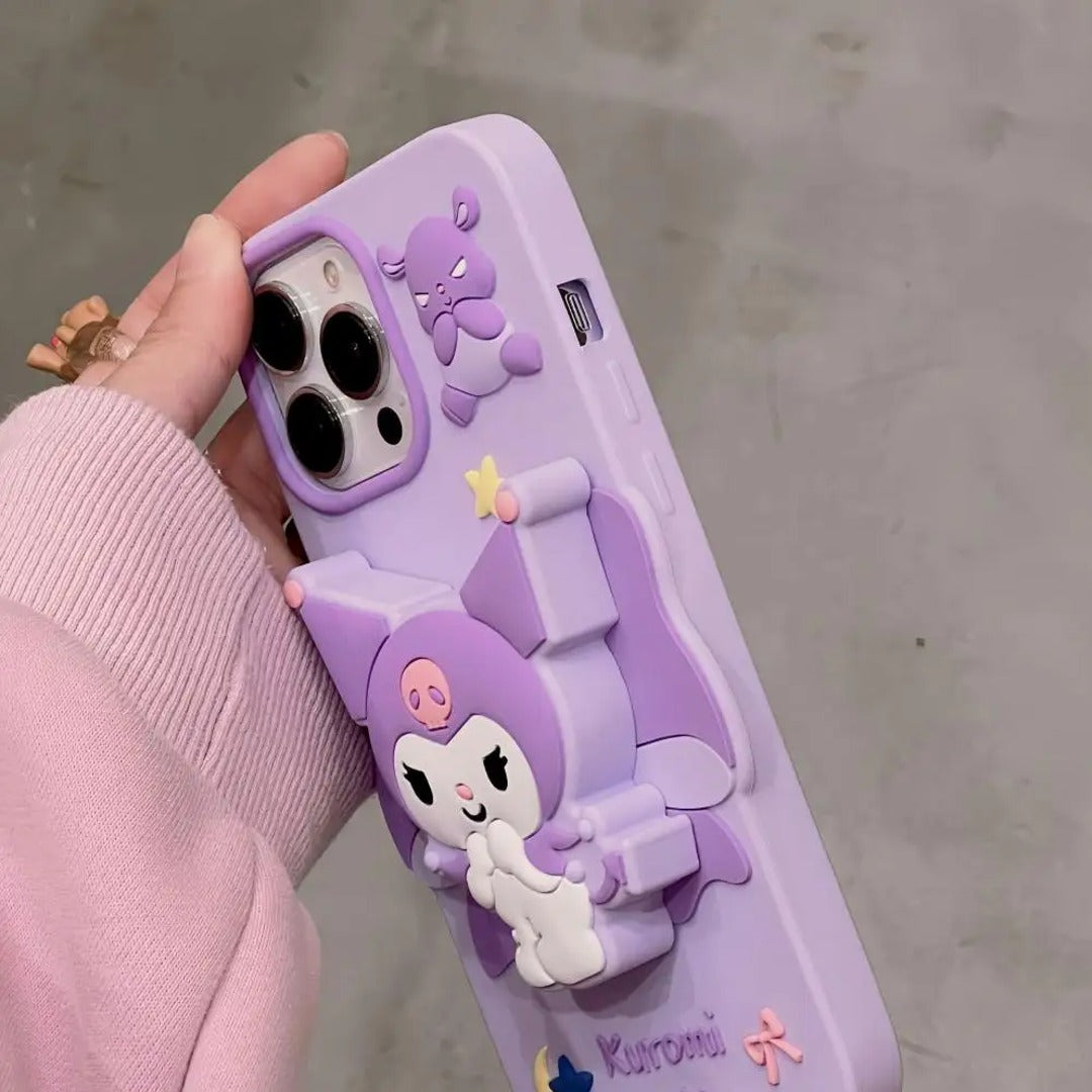 Vibrant Kuromi Character Case