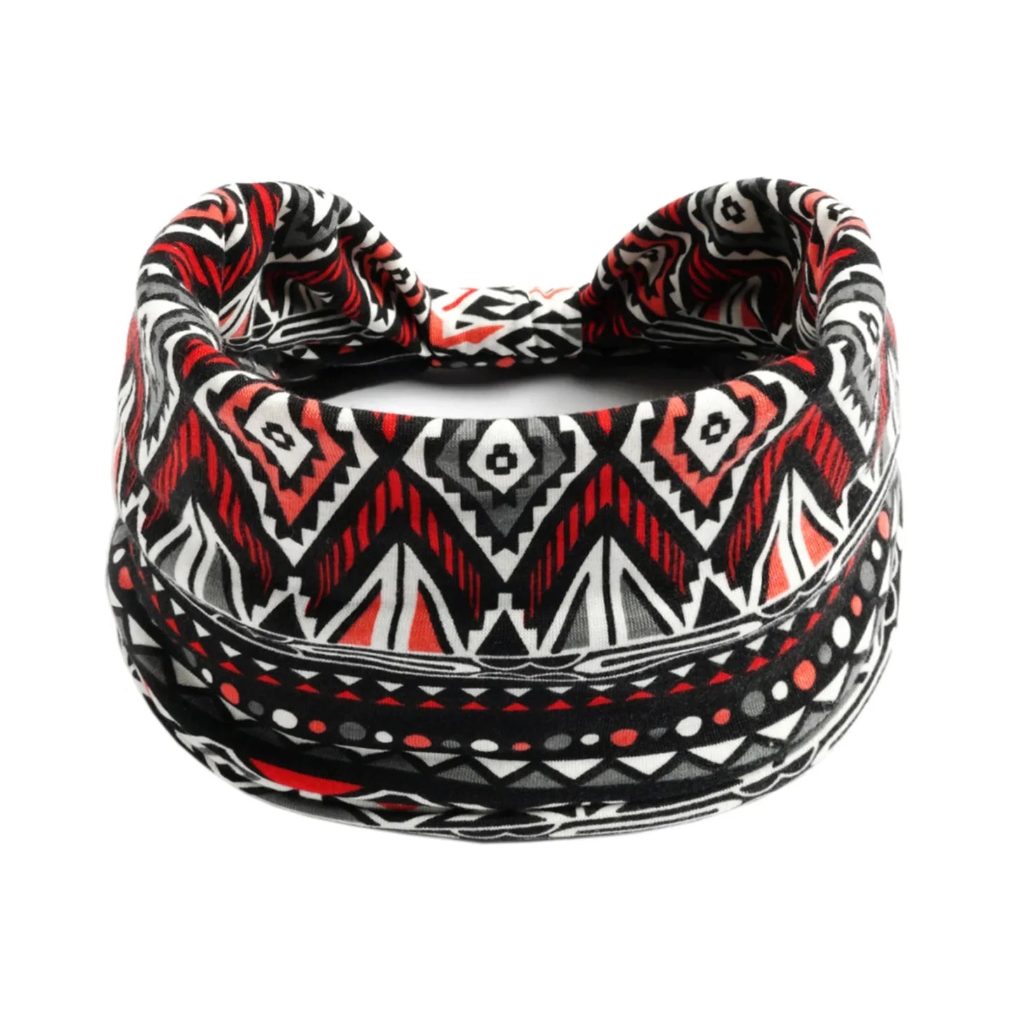 Wide Bandana headbands for Women Boho Bandeau Headbands Knot Hair Scarf Bands Stretch Floral Printed Non Slip Headbands Elastic