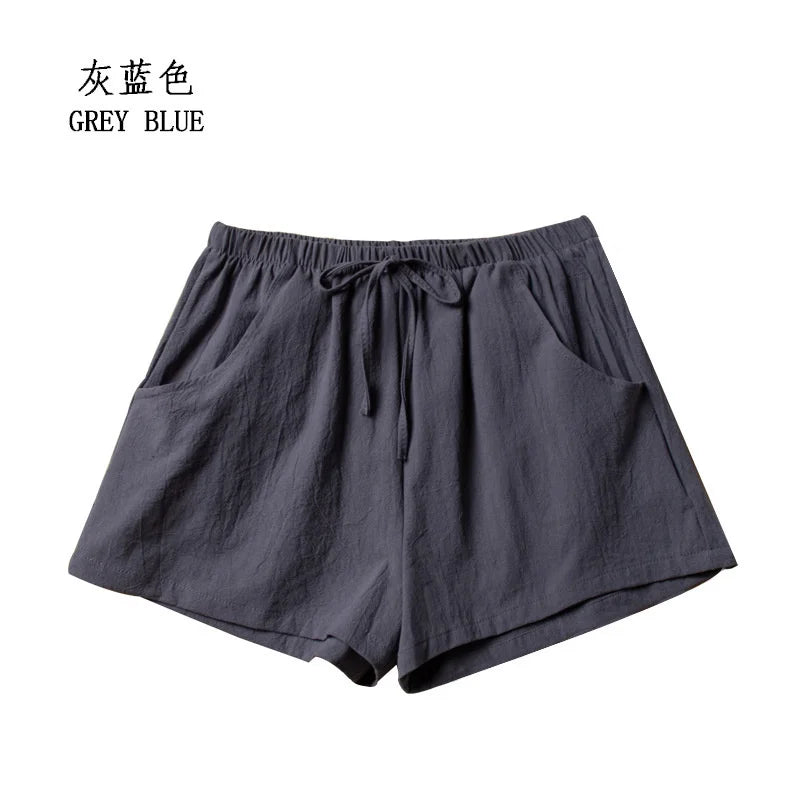 Women Gym Workout Shorts Cotton