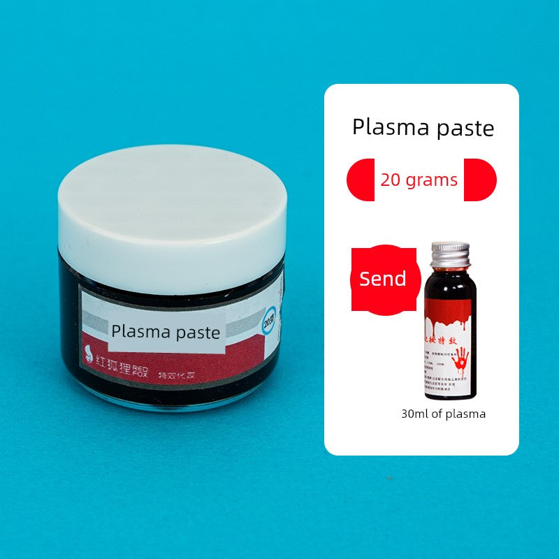 0709BA Halloween Makeup Props Plasma Fake Blood Horror Makeup Cos Solid Artificial Easy Cleaning Blood Paste Vampire