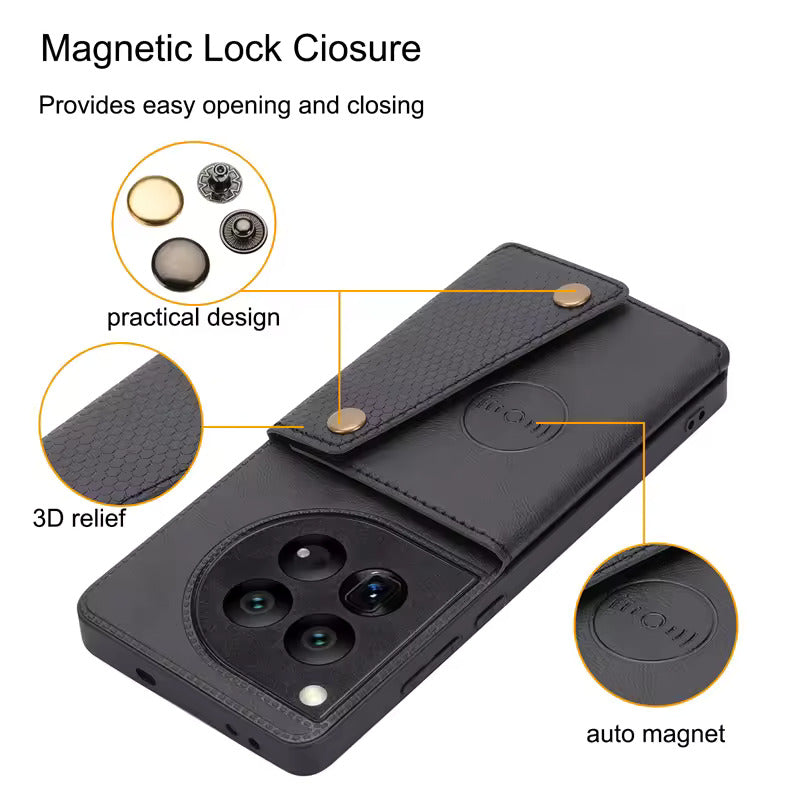 VaultX Magnetic Wallet Cover – OnePlus