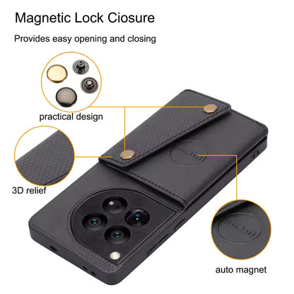 VaultX Magnetic Wallet Cover – OnePlus