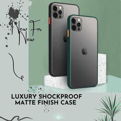 iPhone 13 Series Luxury Shockproof Matte Finish Case