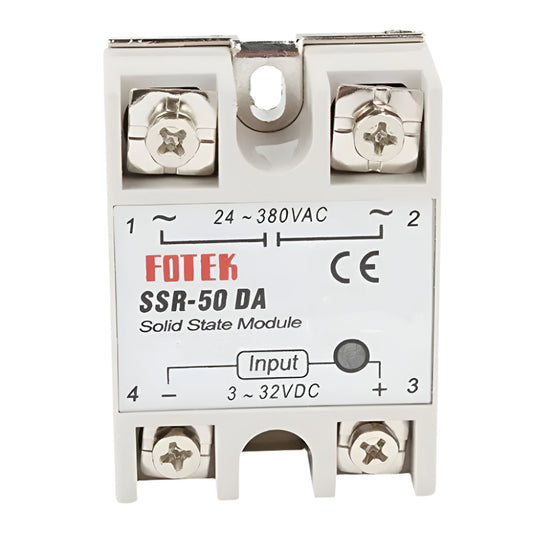 Single Phase Solid State Relay 250V SSR-50DA 50A DC Control AC