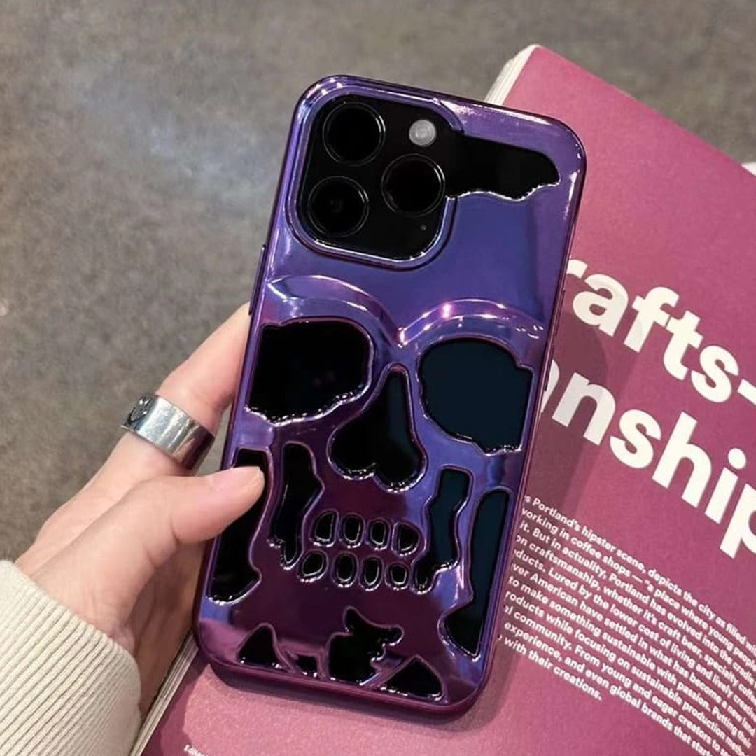 iPhone Series Hollow Skull Design Case