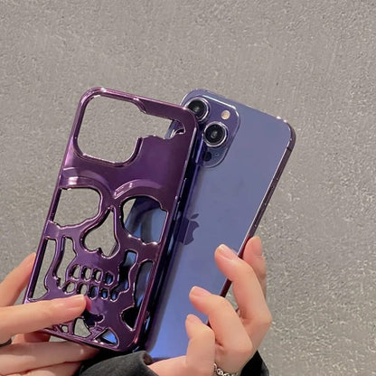 iPhone Series Hollow Skull Design Case