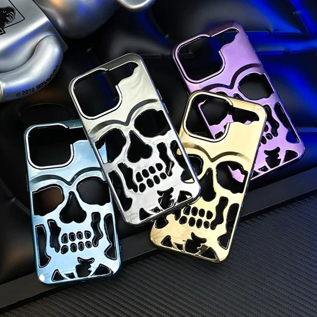 iPhone Series Hollow Skull Design Case