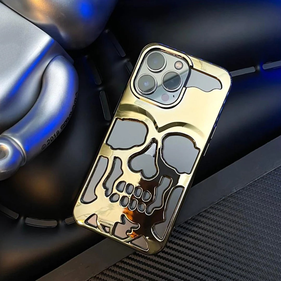 iPhone Series Hollow Skull Design Case