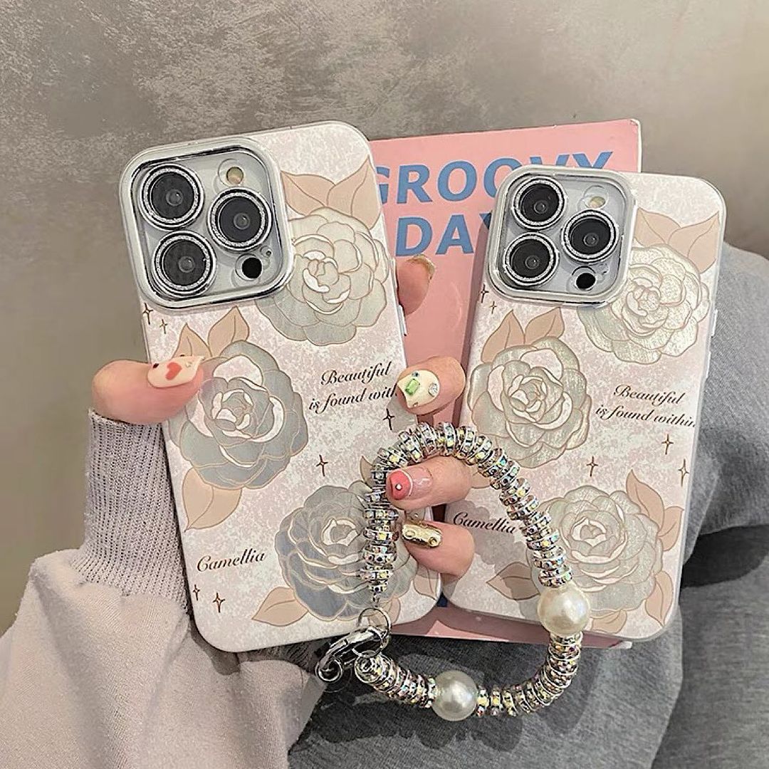Cute Glitter Flowers Case