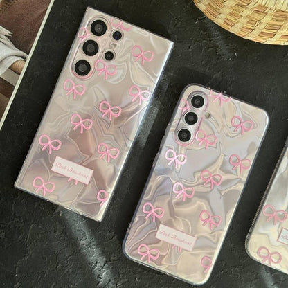 Gemstone Pink Bow Tie Case - Samsung