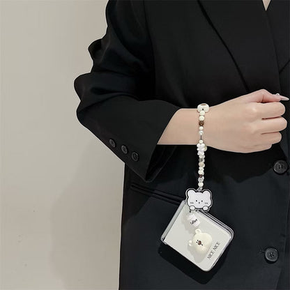 Teddy Charm Bracelet Phone Case - Samsung