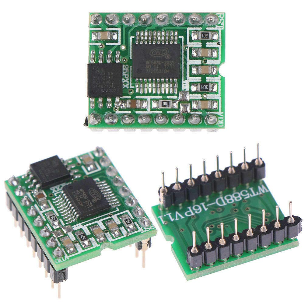 WT588D-16P Voice Sound Audio Player Module 2.8-5.5VDC for Arduino