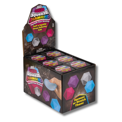 Diamond Squeezy Sugar Fidget Kids Toy In Bulk - Assorted