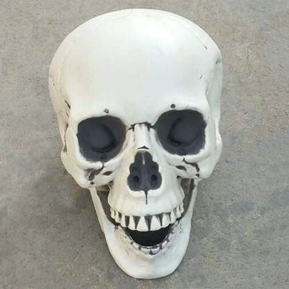 0407BA Halloween Decorations Ghost Festival Horror Funny Artificial Skull Shelf Set Bone Shelf Model Hanging Ghost Pendant