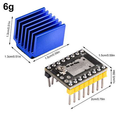 TMC2209 Stepper Motor Driver Module with Heatsink
