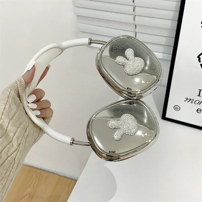 Sparkling Teddy Glam AirPods Max Case