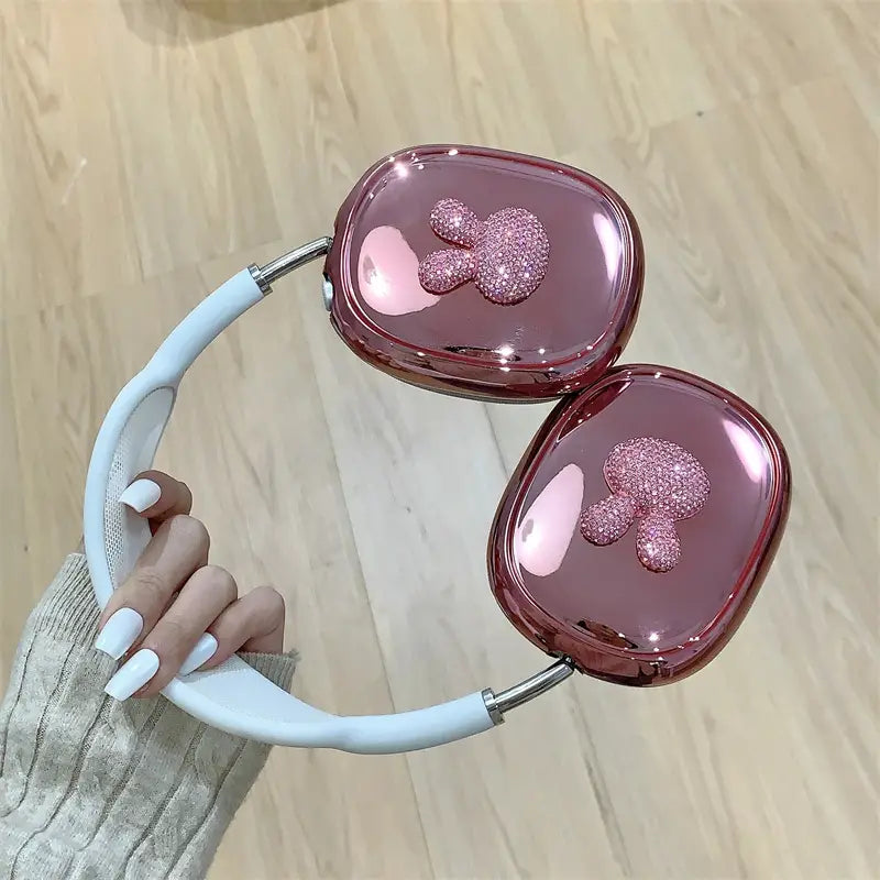 Sparkling Teddy Glam AirPods Max Case