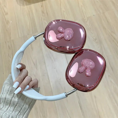 Sparkling Teddy Glam AirPods Max Case